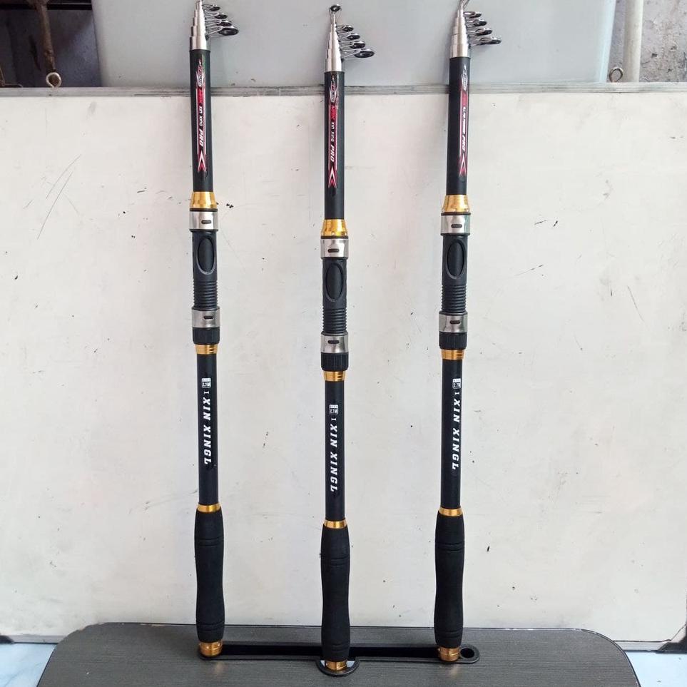 BGD.31Oc22ᴳ • Import Joran Pancing Laut Antena Carbon Fiber 2.1 M 2.4 M 2.7 M 3 Meter Murah Berkuali