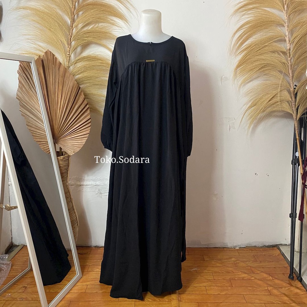 Gamis Adila Crincle Jumbo // Baju Lebaran Crincle // Gamis Crincle Jumbo