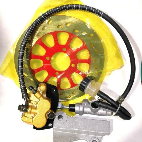 Sparepart Motor cakram set belakang satria 2 tak komplit M4