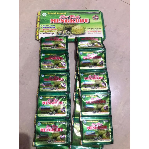 

Sari buah mengkudu kapsul isi 20 sachet 2 kapsul