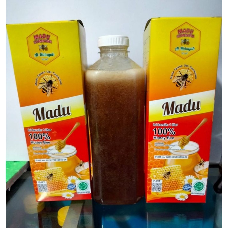 madu sumbawa 1liter (1000ml ) Madu lebah liar hutan sumbawa #madumurni #maduhutan #madusumbawa#maduasli