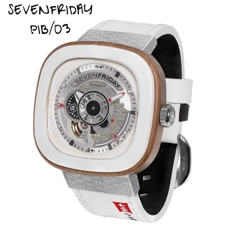 jam tangan SEVEN FRIDAY unisex NFC aktif automatic include box and rubber
