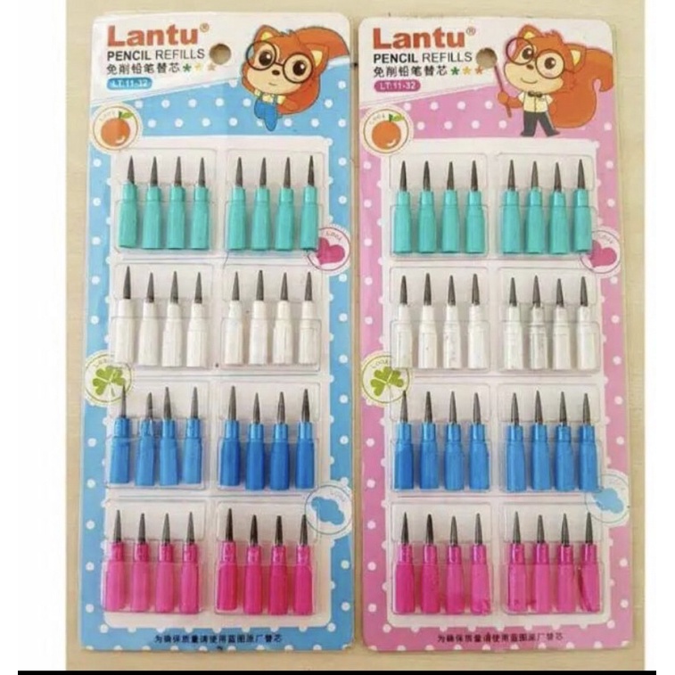 

Refill Pencil Susun/Isi Pensil Lantu/Isi Ulang Pensil Bongkar Pensil ( 1 Papan = 32pcs pensil kecil )