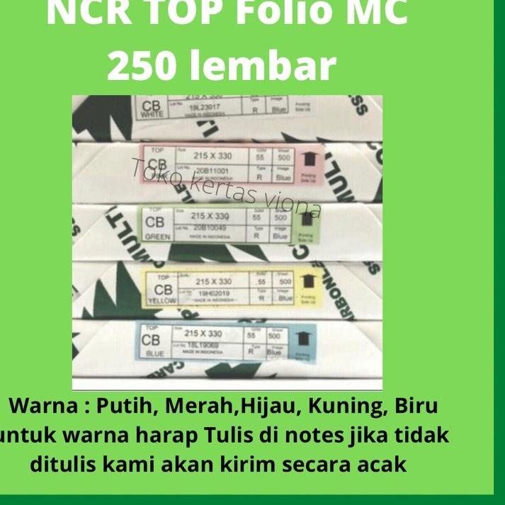 

Kekinian ス kertas NCR Putih MC isi 250 lembar