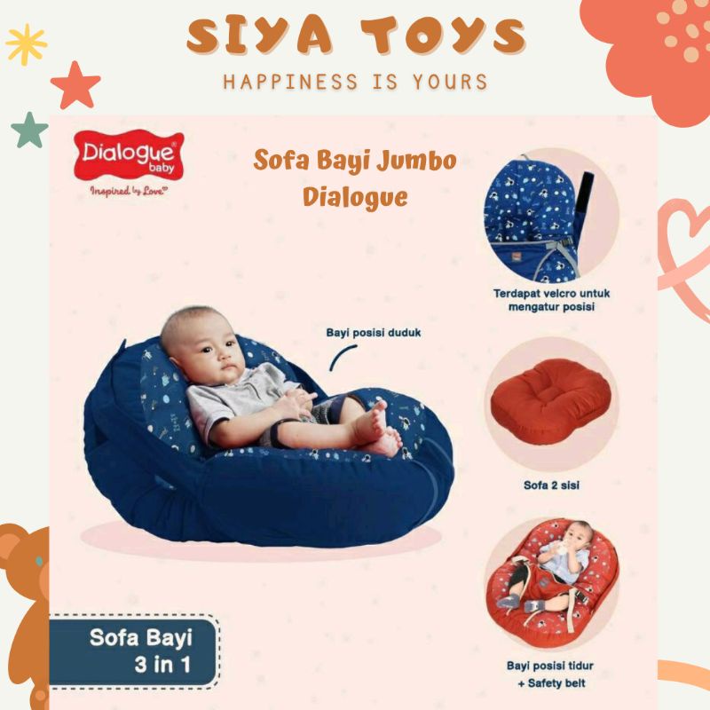 SIYA✨FREE BUBBLEWRAP SOFA BAYI JUMBO 3IN1 DIALOGUE MORU MOTTO DKG9222 DGK9223 DBL4311 BEAR N FRIENDS SERIES MMK9002