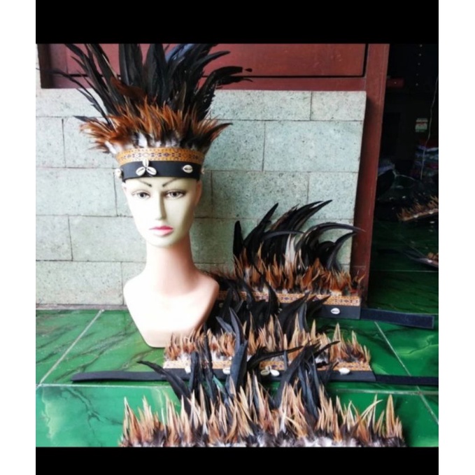 Topi bulu bulu papua dewasa dan anak