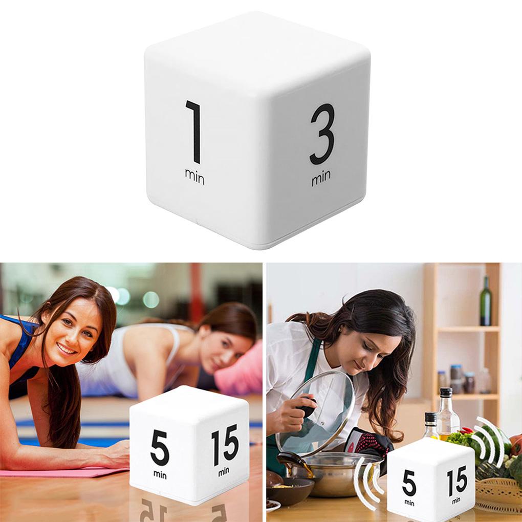 Kitchen Cube Timer Fitness Cooking Pengingat Waktu Jam Siswa Anak