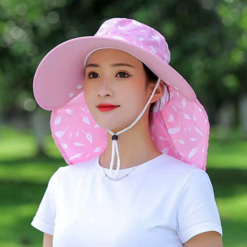 (Hello Girl)MZ27 Topi Visor Topi Cadar Wanita Anti UV Lebar  Import