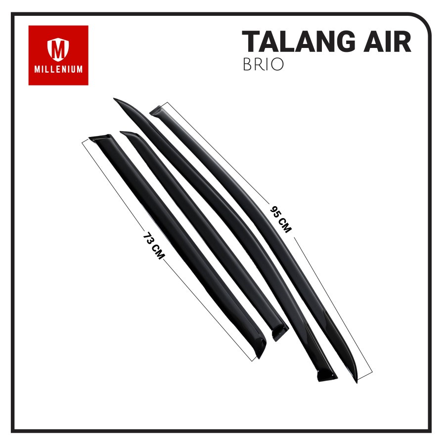 TALANG AIR PINTU MOBIL HONDA BRIO 2012 - 2017 MODEL SLIM