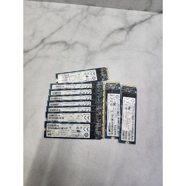 SSD M2 SATA 256GB MERK INTEL/MICRON/SANDISK BARANG DI JAMIN NORMAL 100% TEST OKE