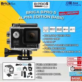 MURAH !! Brica B-Pro 5 Alpha Edition Basic - Black - BONUS Aksesoris