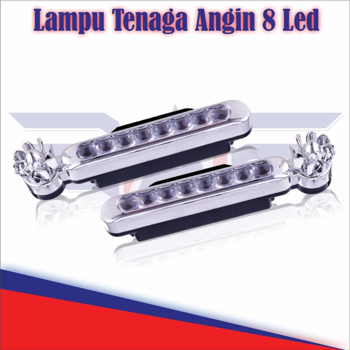 Lampu Tenaga Angin 8 Led - Warna Warni