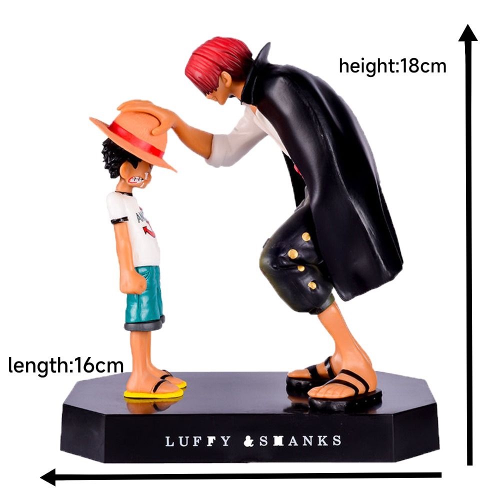 Lanfy Monkey D Luffy Model Desk Decor Anak Kartun Anime Koleksi Mainan Alat Peraga Dekorasi Rumah Model Figure Luffy