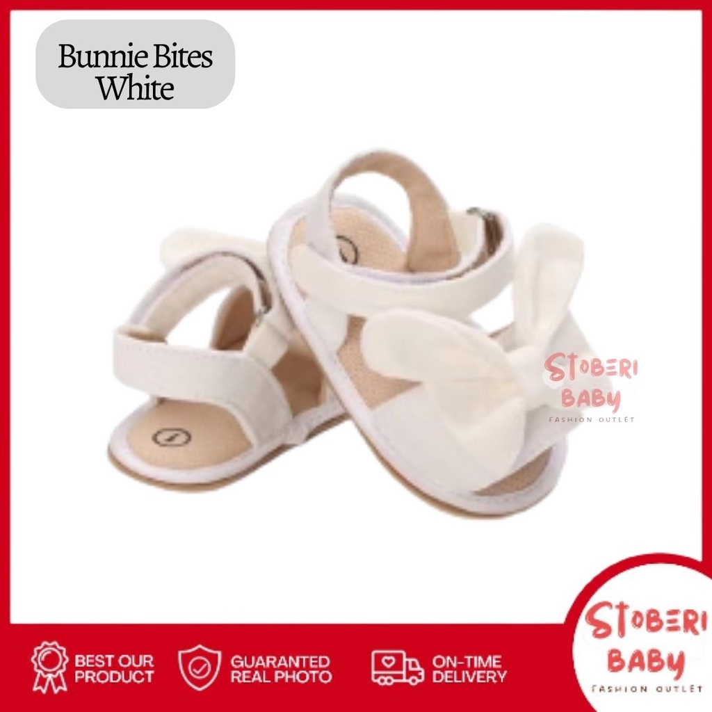 stoberi baby - PREWALKER Sepatu Anak Bayi Baby Shoes Sandal Casual Socks Anti Slip Bahan Import / BUNNY BITES