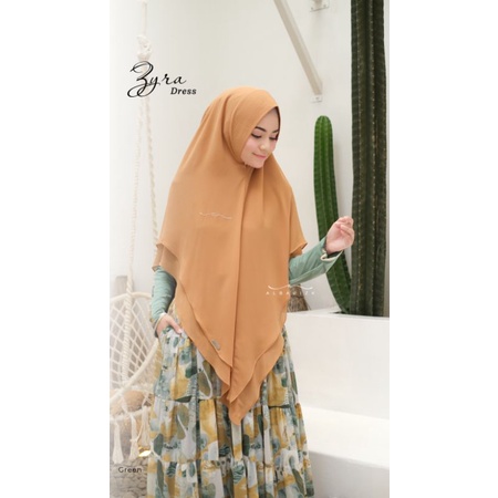 Zyra set gamis dan khimar by Albarizk