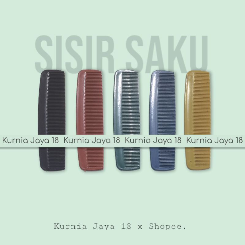 Sisir Saku Pria - Sisir Pomade Kecil - Sisir Rambut Hotel Mini