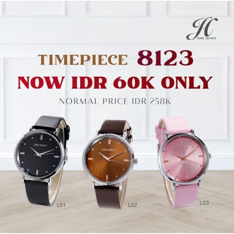 Jam tangan 8123 jims honey, anti air discount
