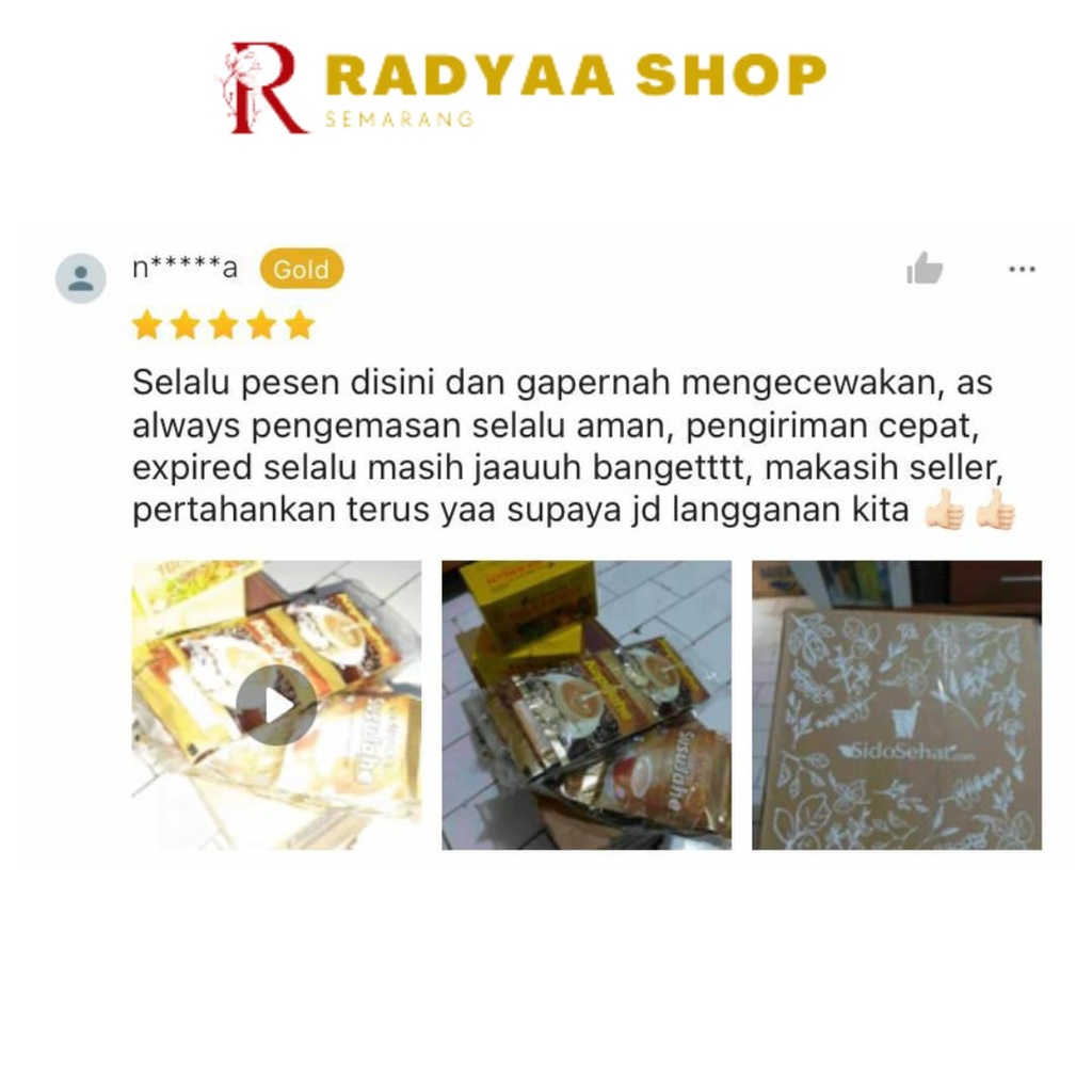 Sido Muncul Minuman Kopi Jahe Robusta dan Arabica 10's