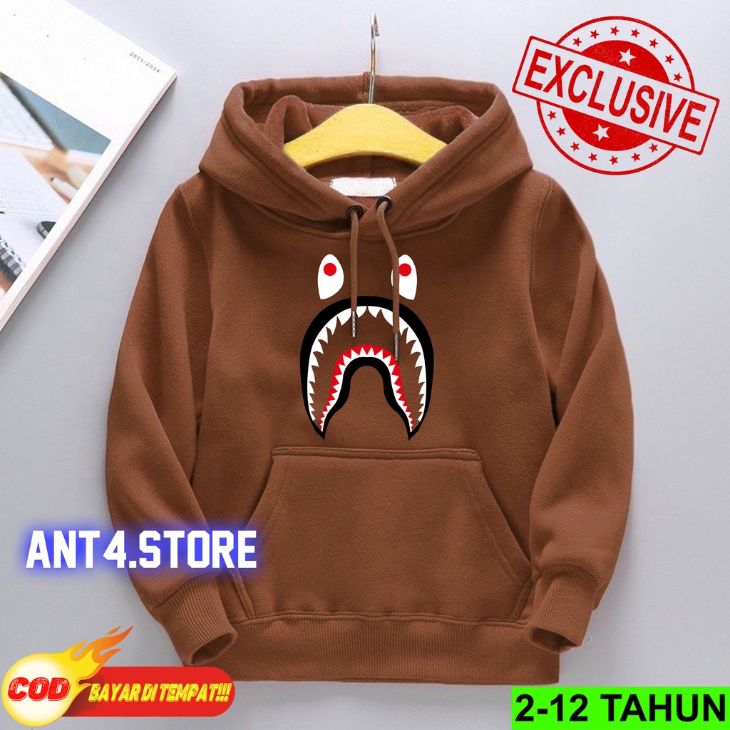 Hodie Anak BABY SHARK Jaket Laki Laki Perempuan Usia 2 - 12 Tahun Bisa COD Sweater Terbaru