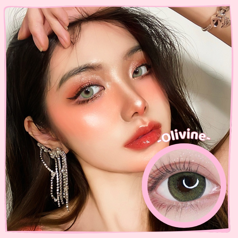 SOFTLENS OLIVINE COLORED LENSES