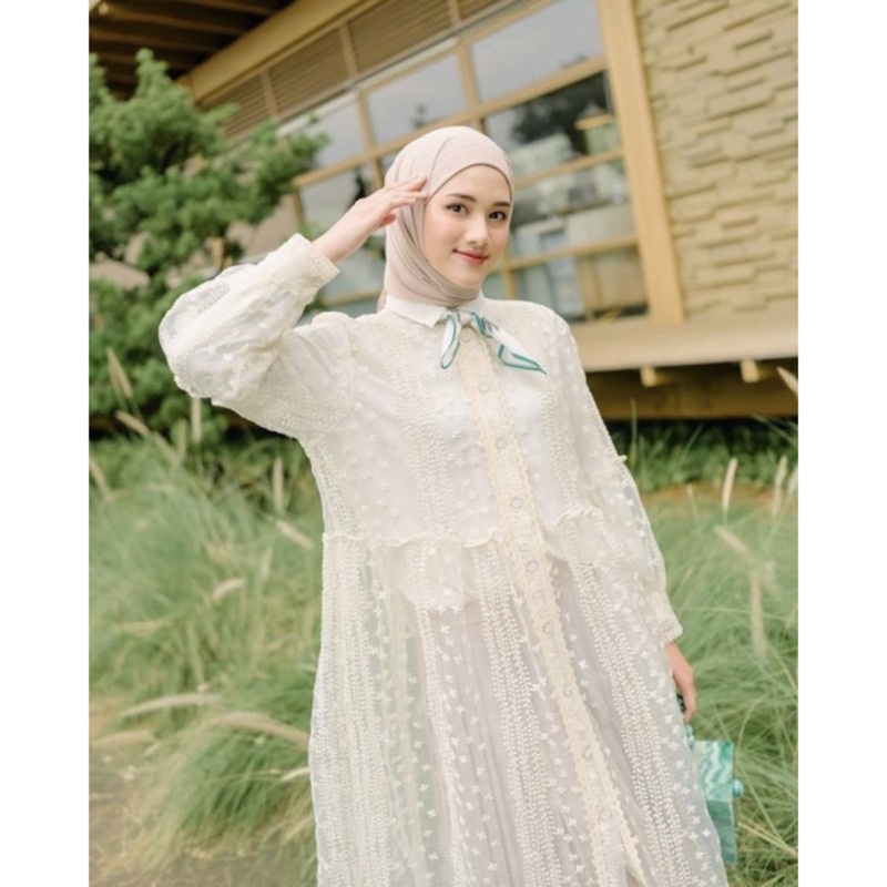 [siap kirim] Midi Organza Clove HaideeOrlin Haidee & Orlin