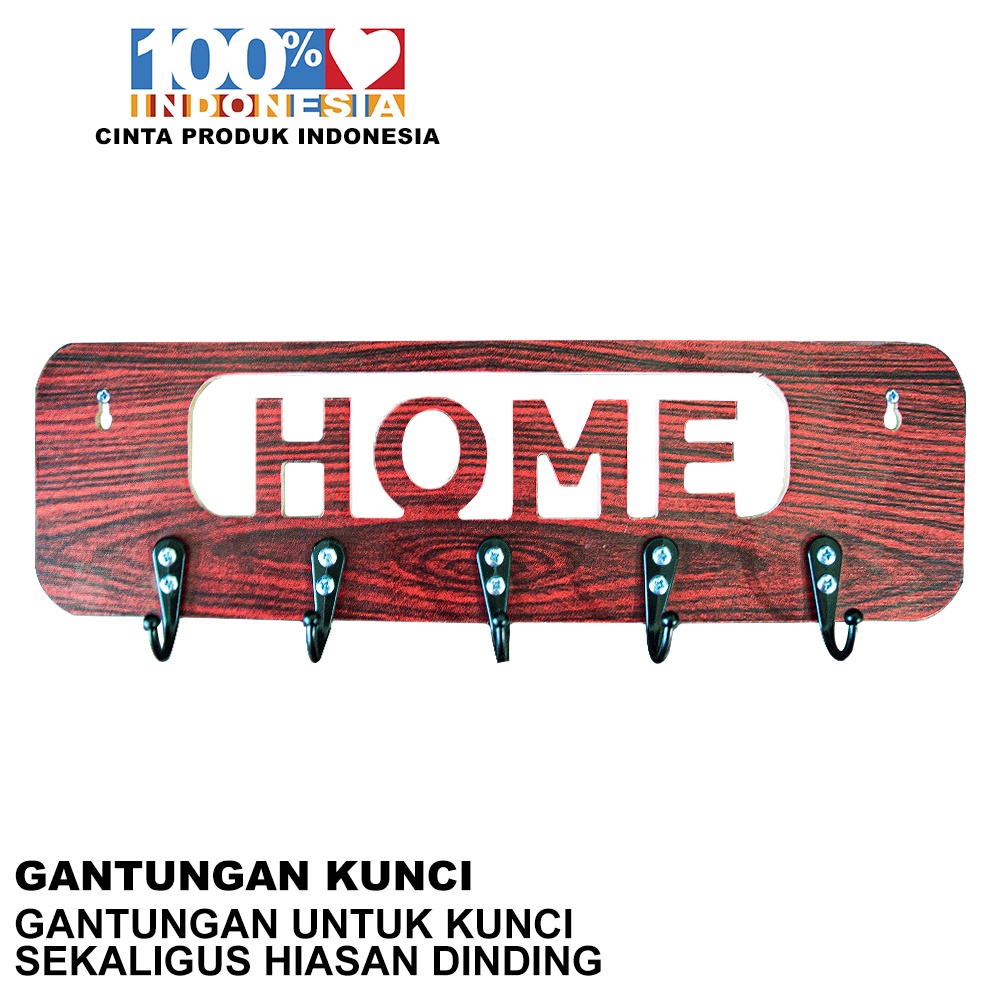 Tempat Gantungan Kunci Dekorasi Perlengkapan Organizer Papan Hiasan Dinding Wall Decor Rumah - CR001