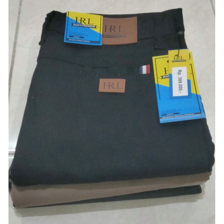 Celana Chinos Premium Panjang Pria Slim Fit Melar bahan katun halus dan tebal