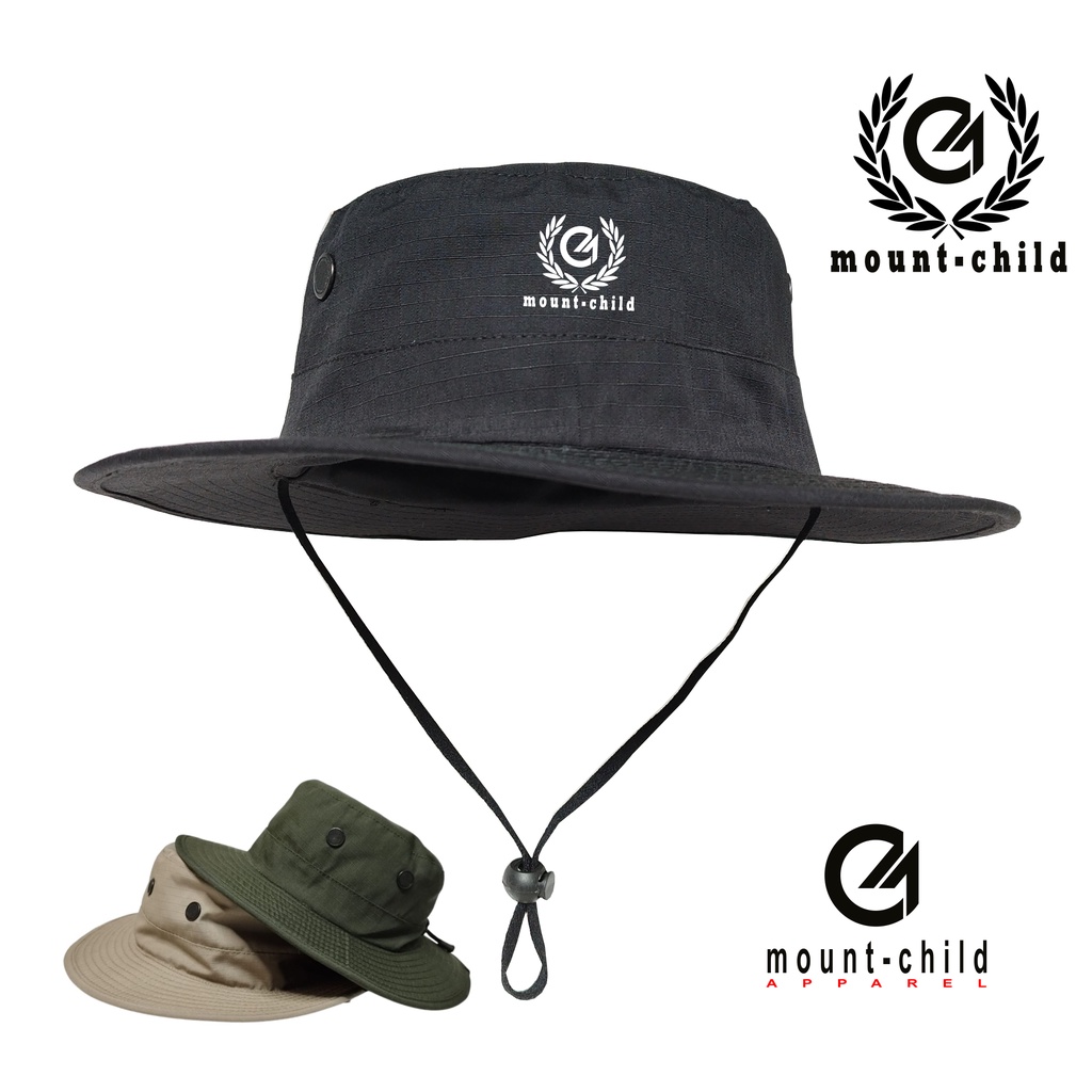 Topi Rimba adventure Original Rimba Hat Topi Gunung Pria Wanita original logo mount child apparel