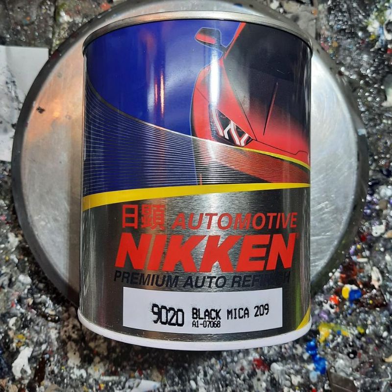 RK Cat Black Mica 209 Met Penta Super Gloss / Nikken Hitam Metallic Metalik Metalic Cocok Toyota
