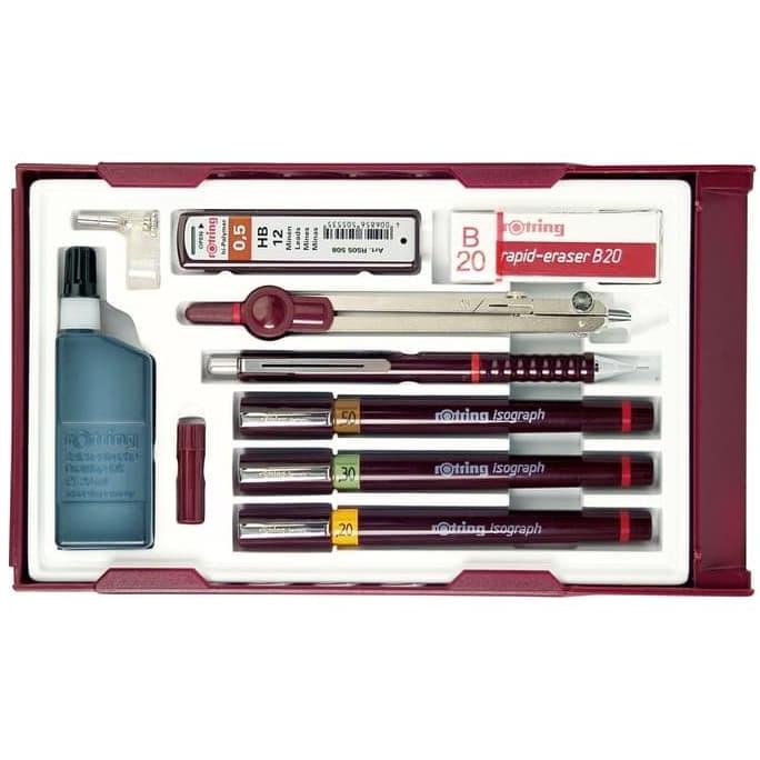 

[COD] ROTRING RAPIDO SET 0.2/0.3/0.5 SALE Kode 1178