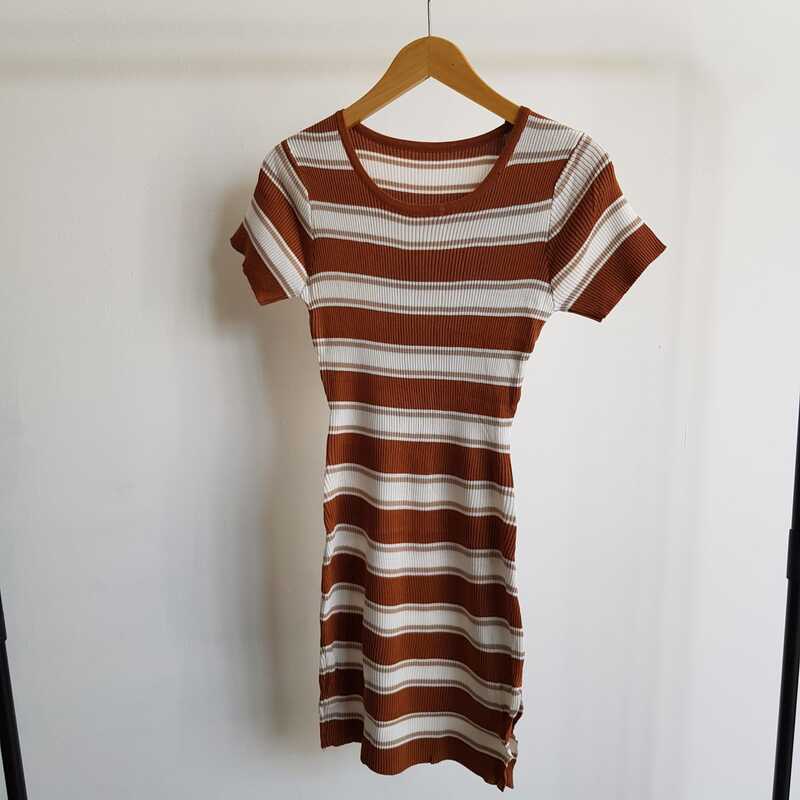 Baju Wanita Import - 220224 - Korean Bodycon Collar Mini Dress Wanita Termurah Fashions