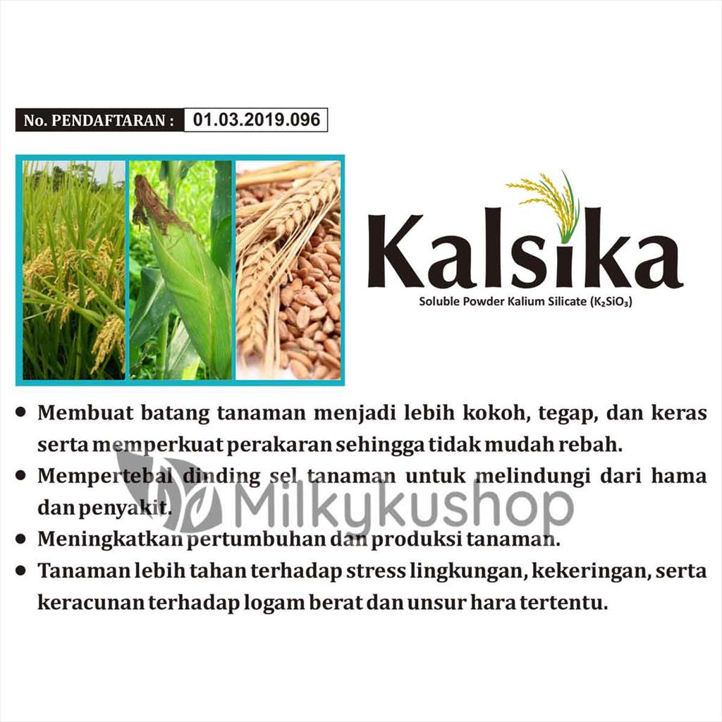 PUPUK ORGANIK KALSIKA 100 GRAM PER SACHET KEMASAN PABRIK