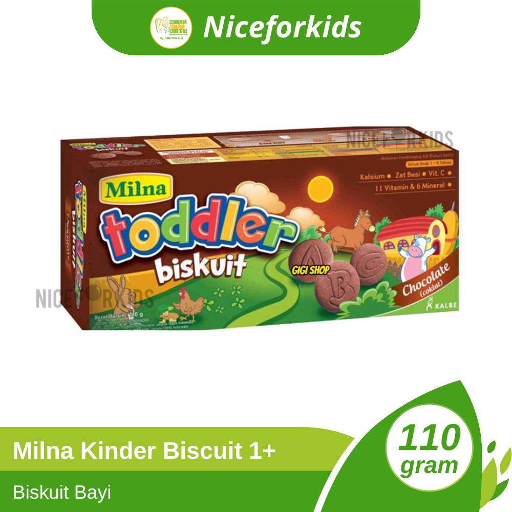 Milna Biskuit Cemilan Bayi dan Anak Kinder Toddler Biscuit 1 tahun+