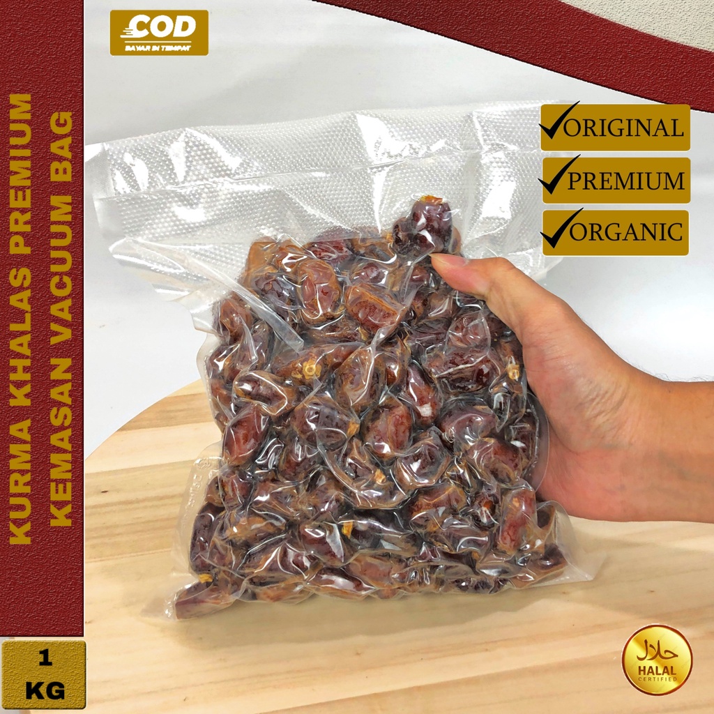 

Kurma Khalas Sa'ad 1 Kg / Kurma Khalas / Kurma Khalas Saad Murah / Oleh Oleh Haji Umroh / Toko Kurma Maryam