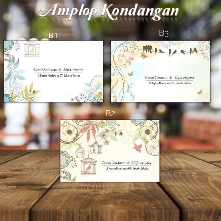 

ㅰ Kode B1, B2, B3 - Amplop Kondangan / Amplop Desain / Amplop Nama - @TM_Desain iso 50pcs BEST SELLER 3791 ☁