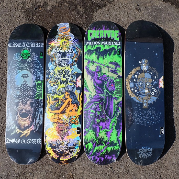 Skate Vx Deck Santa Cruz Creature 8.0 8.25 8.5