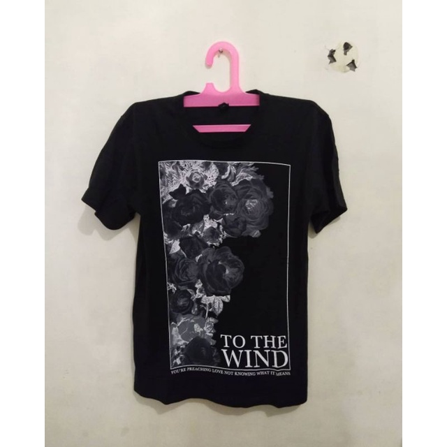 To The Wind Kaos Band Baju Tshirt Original Second Preloved Hardcore Melodic Rock Metal