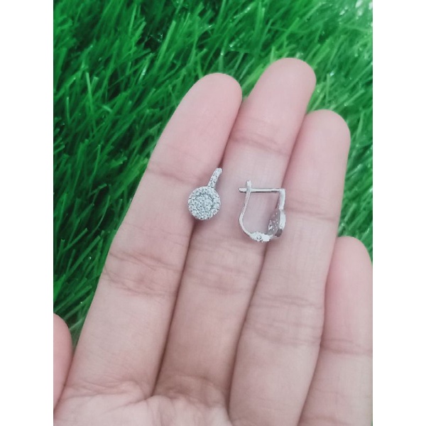 ANTING JEPIT DI*R MP FULL BUNDAR /ANTING PERAK ASLI SILVER 925 LAPIS EMAS/ ANTING FASHION WANITA TERBARU