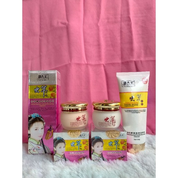 YU CHUN MEI CORDYCEPS Herbal import (Krim Siang , Malam,Sabun yu chun mei)