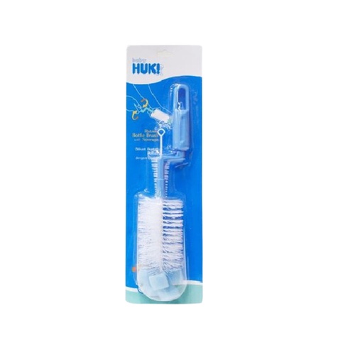 Huki Rotary Bottle &amp; Nipple Brush l Sikat Botol