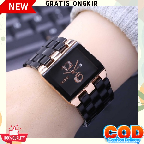 Jam Tangan Perempuan Anti Air Bisa Cod Terbaru Terlaris Wanita Keren Best Seller Waterproof Cewek Jm
