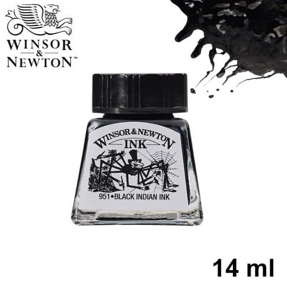 

[COD] Winsor & Newton Drawing Ink Black 14ml (Indian Ink) TERBATAS Kode 1352
