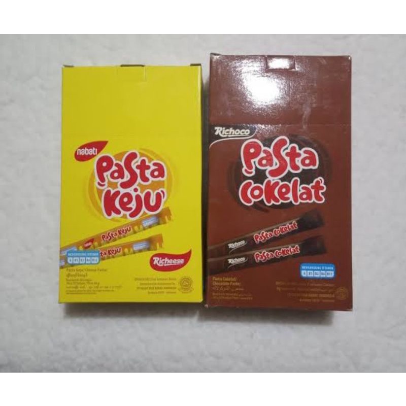 

Recheese Nabati Pasta Coklat /Keju ( 30 pcs X 8 gram)