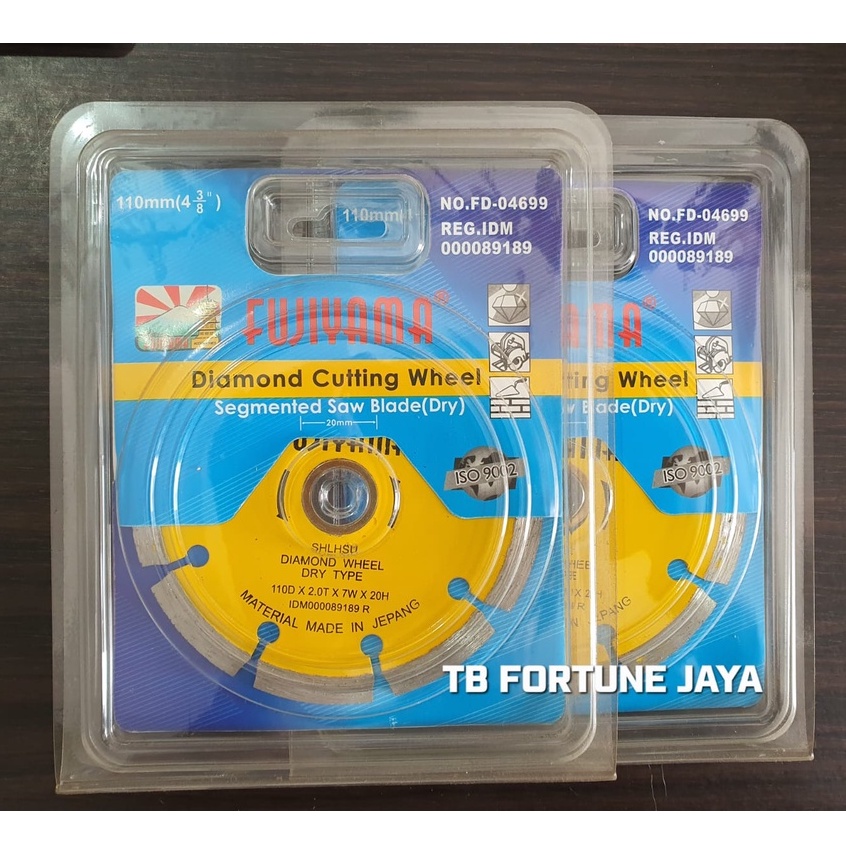 DIAMOND WHEEL FUJIYAMA KERING BASAH / MATA GERINDA GRINDA POTONG KERAMIK GRANITE FUJIYAMA DRY KERING