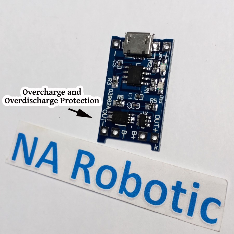 TP4056 Charger Lithium Micro Usb B Protection