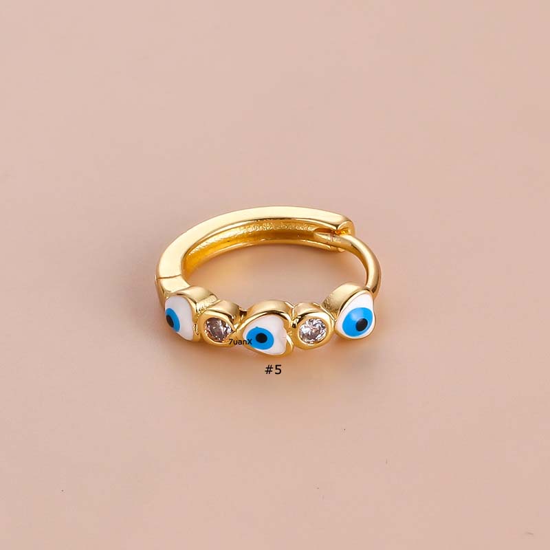 1pc Anting Tindik Tulang Rawan Telinga Bentuk Hati Ukuran 12mm