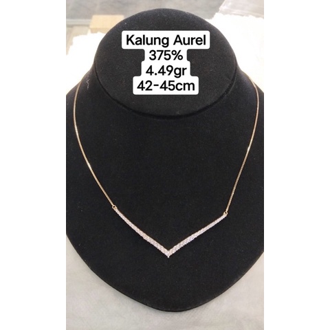 KALUNG AUREL RANTAI ITALI KADAR 375/8K UBS WANITA DEWASA