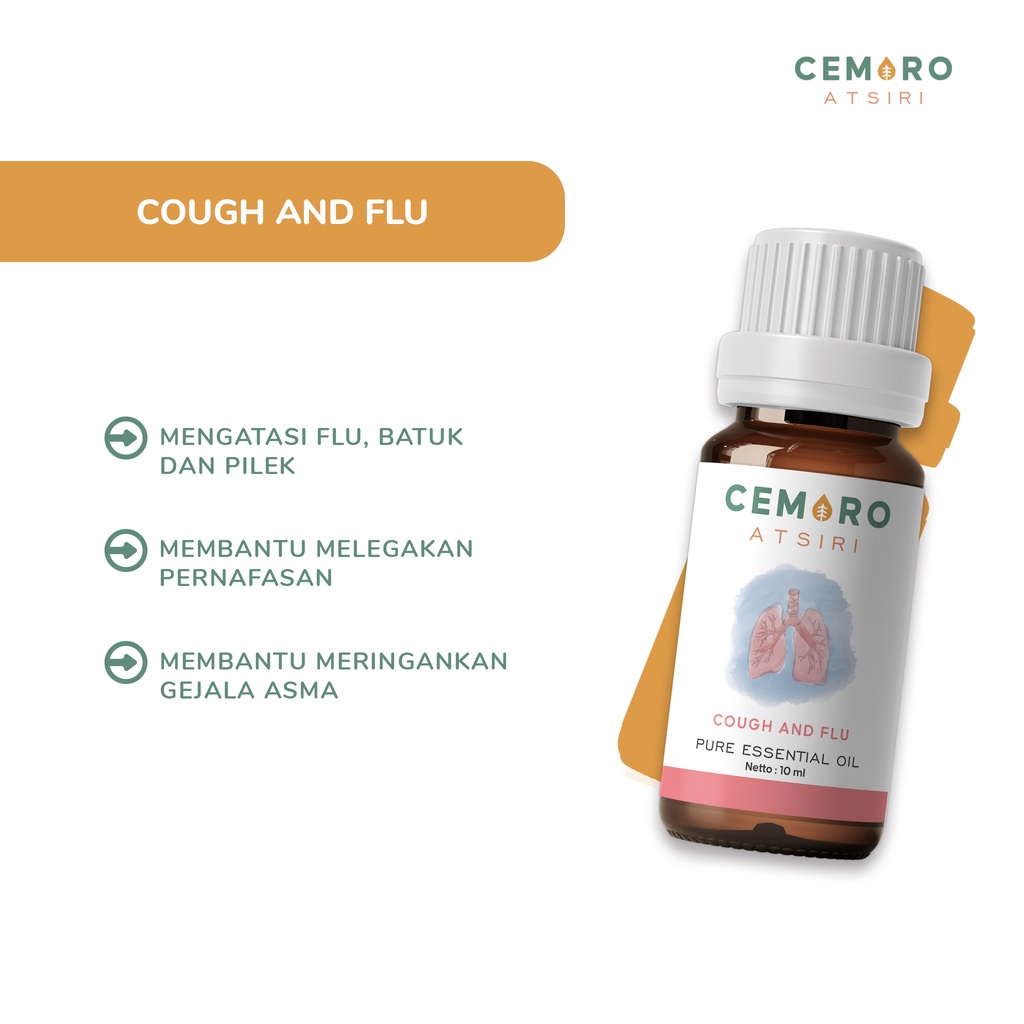 Cough &amp; Flu Essential Oil 15 ML by CEMORO ATSIRI