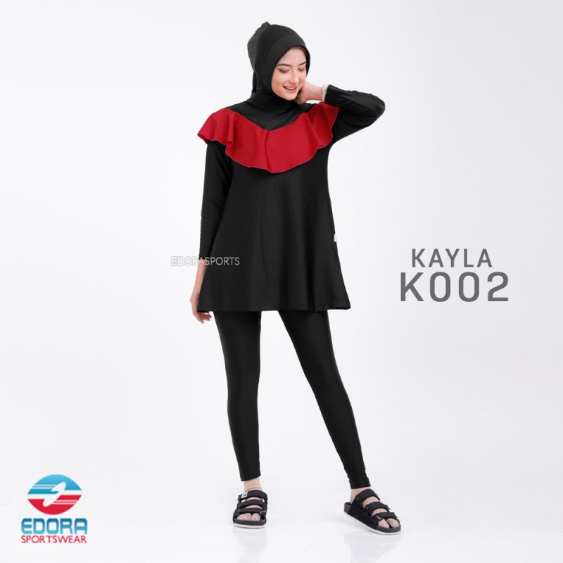 Baju Renang Muslim Wanita Dewasa KAYLA Loose Fit Muslimah EDORA