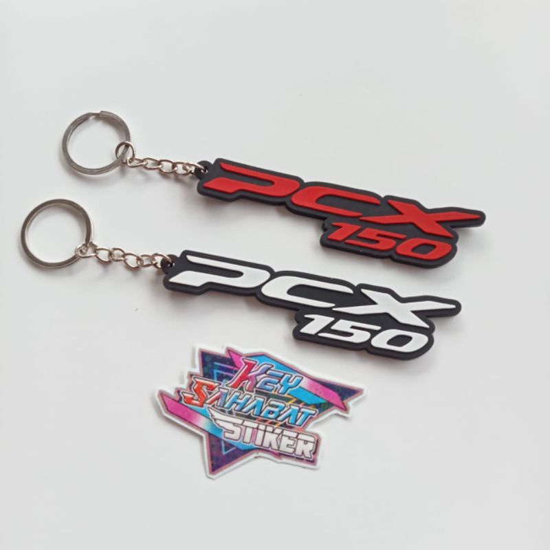 gantungan kunci karet PCX 150 Honda motor